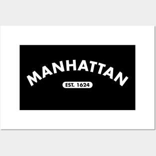 manhattan est. 1624 Posters and Art